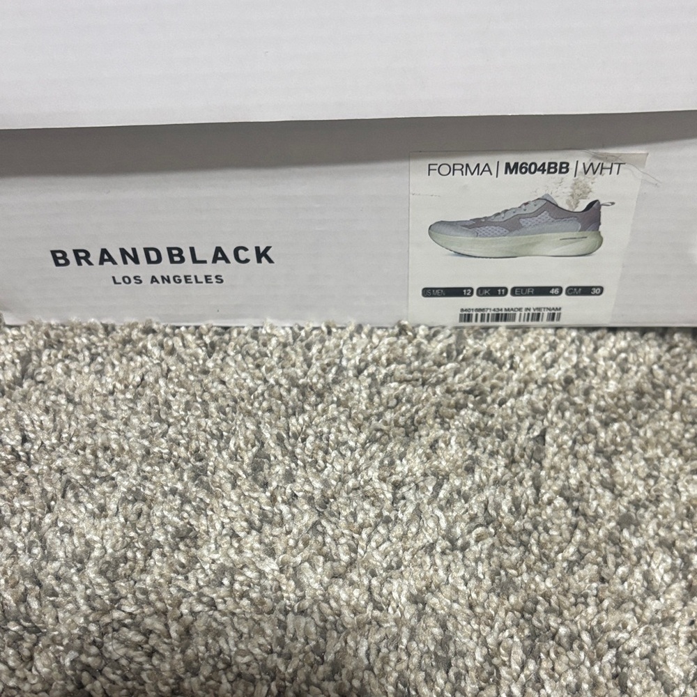 Brandblack Men's Gray and White Sneakers